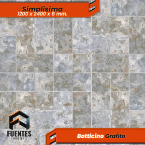 Simplisima Botticino Grafito / 6 x 1200 x 2400 mm