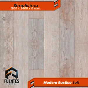 Simplisima Madera Rustica Soft / 6 x 1200 x 2400 mm