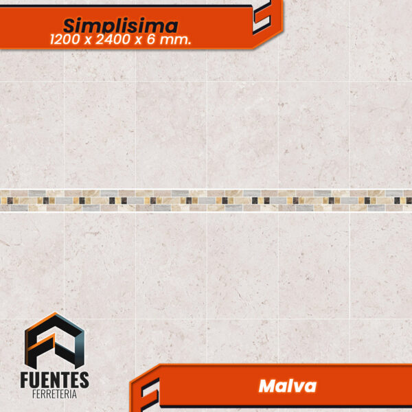 Simplisima Malva / 6 x 1200 x 2400 mm