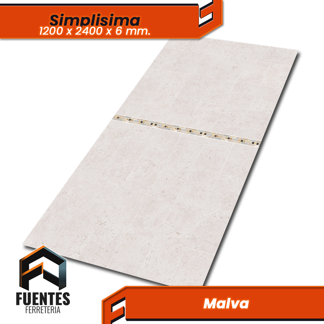 Simplisima Malva / 6 x 1200 x 2400 mm - Imagen 2