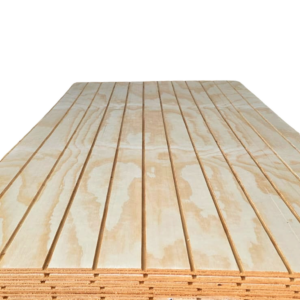 Terciado Ranurado Clásico R4 14 mm. Pulido - 1220 x 2440 mm.
