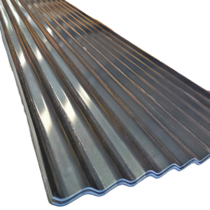 Zinc Acanalado 0.35 Prepintado Negro / 2000 x 850 mm.