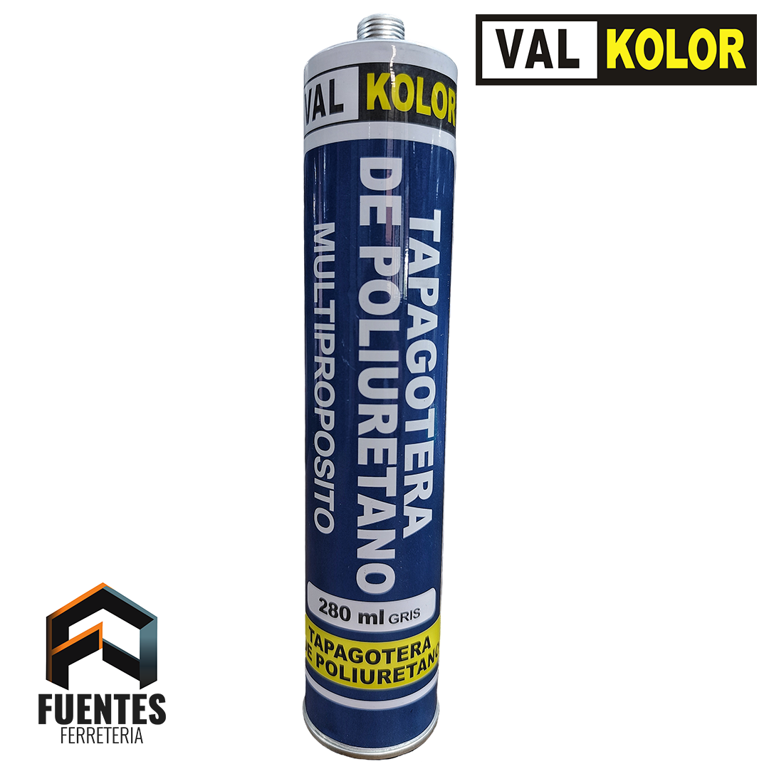 Tapagotera Poliuretano Gris VAL-KOLOR 280 ml