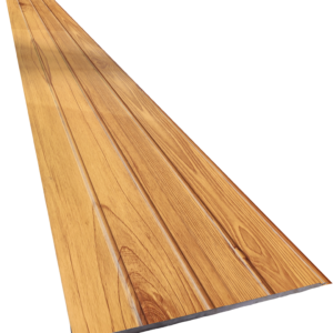 Metal Siding Avellano Cuatro Tablas SZG-W001 / 3,80 x 0,38 mts.
