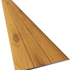 Metal Siding Avellano Tres Tablas LZG-W001 / 3,80 x 0,38 mts.