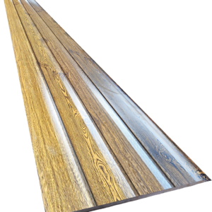 Metal Siding Castaño Cuatro Tablas SXG-A004 / 3,80 x 0,38 mts.