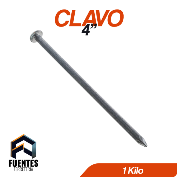 Clavos 4" (1 Kg)