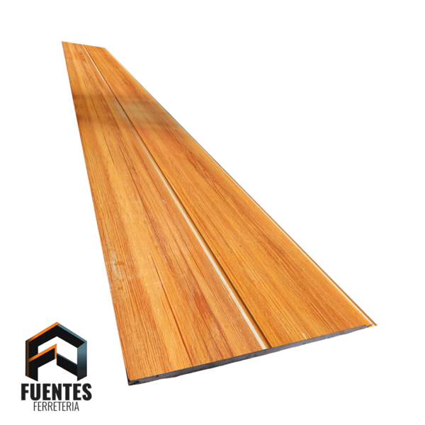 Metal Siding Cedro Dos Tablas DG-A002W / 3800 x 380 x 16 mm.