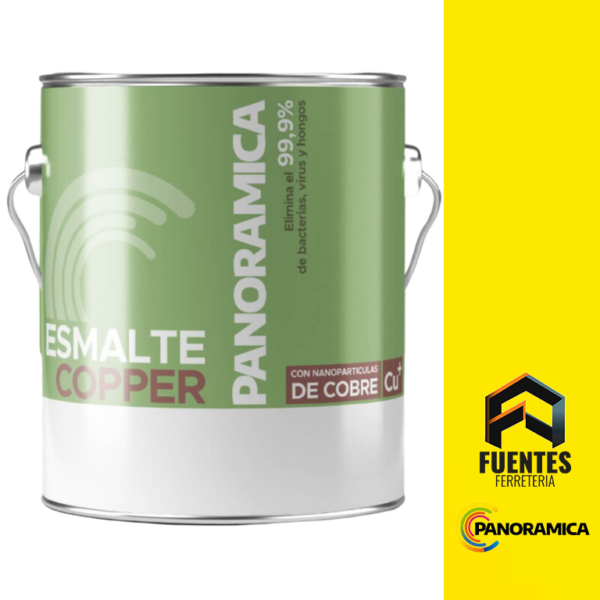 Pintura Esmalte al Agua Copper Amarillo Rey GL