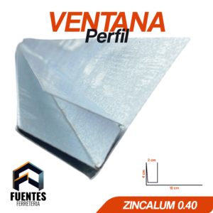 Perfil Hojalata Ventana