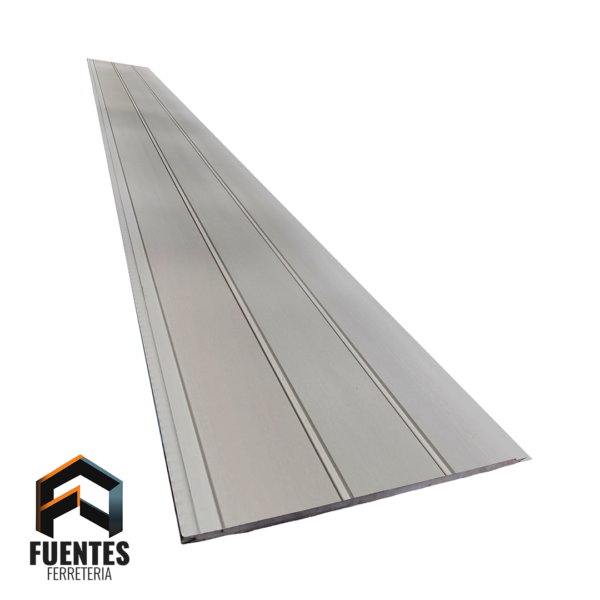 Metal Siding Blanco Tres Tablas White-3T / 3800 x 380 x 16 mm.