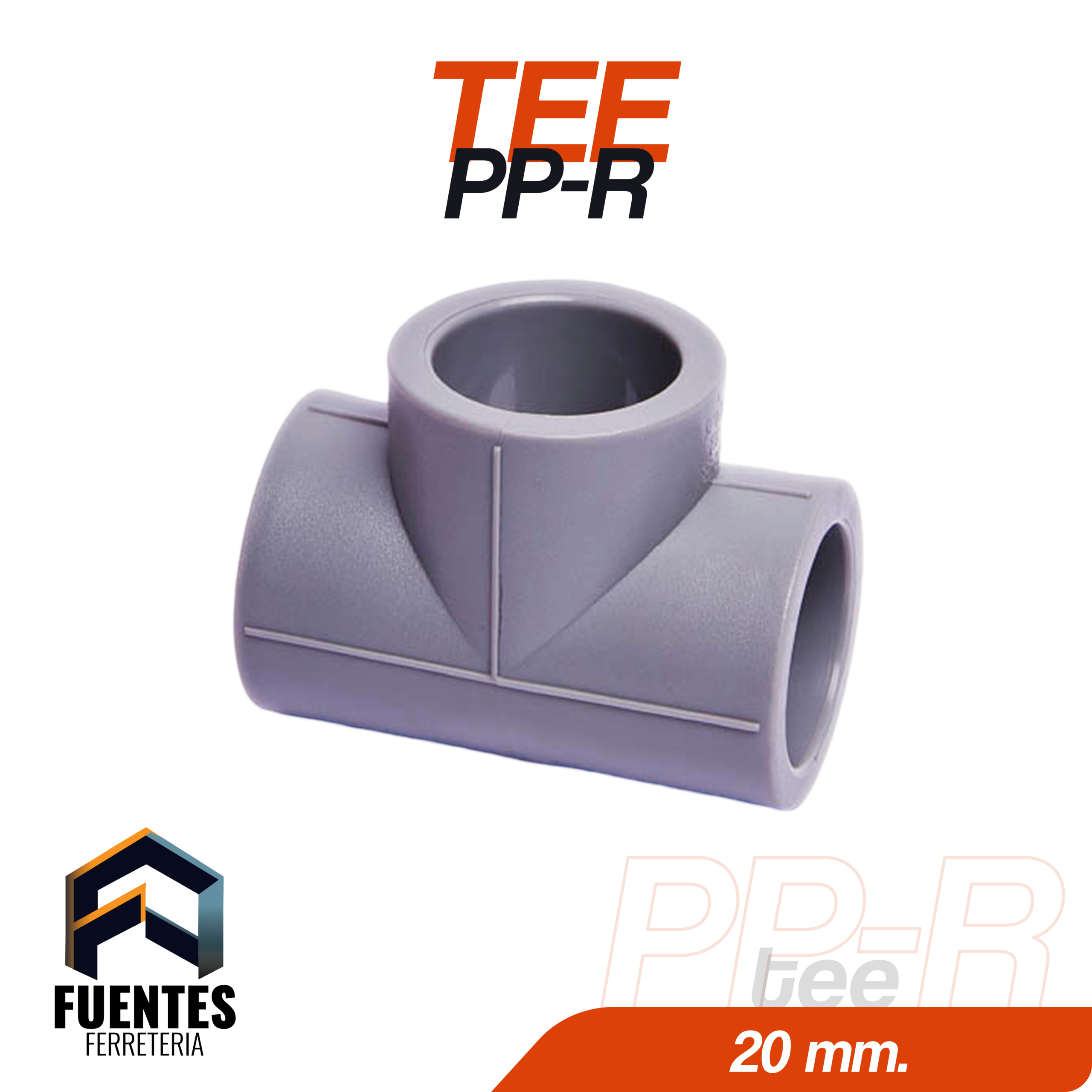 TEE PP-R 20 mm