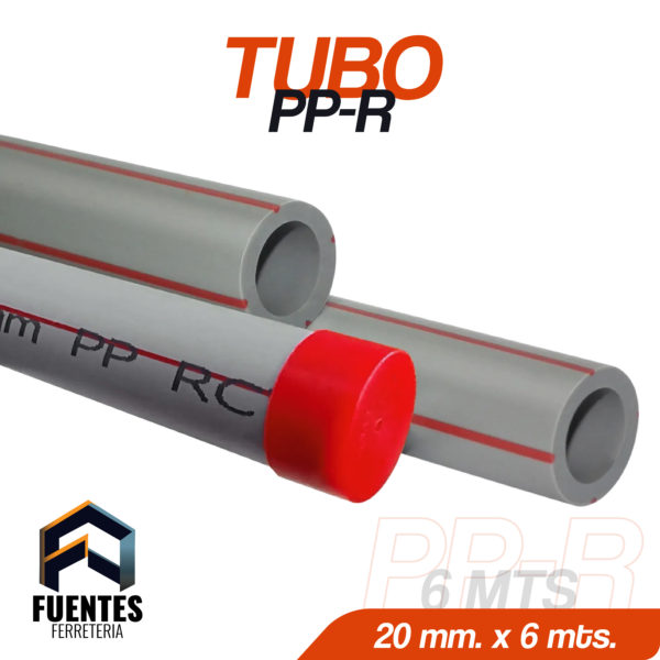 Tubo PP-R 20 mm x 6 mts.