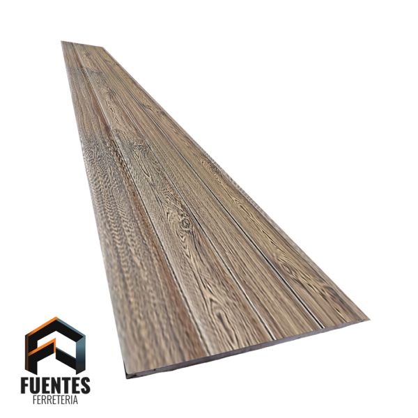 Metal Siding Encino Cuatro Tablas SG-SHJC / 3800 x 380 x 16 mm.