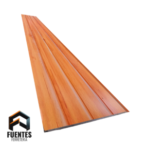 Metal Siding Alerce Cuatro Tablas SG-SSM / 3800 x 380 x 16 mm.