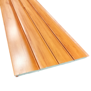 Metal Siding Alerce Cuatro Tablas SG-SSM / 3,80 x 0,38 mts.