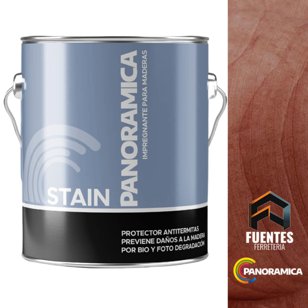 Pintura Stain Polidecor Galón Caoba