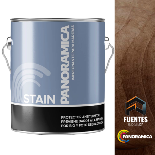 Pintura Stain Polidecor Galón CastaÍ±o