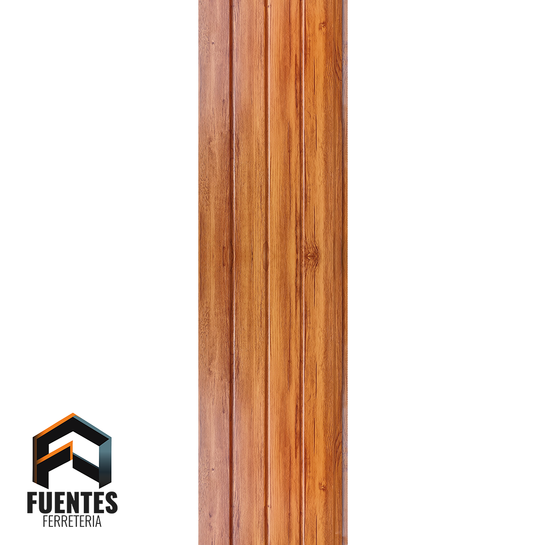 Metal Siding Cedro Cuatro Tablas SZG-A002W / 3800 x 380 x 16 mm. - Imagen 2
