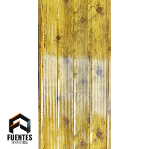 Zinc 5V 0.35 Prepintado Pino Insigne / 2500 x 900 mm.