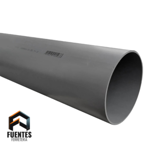 PVC Sanitario Gris / 110 mm. x 6 mts.