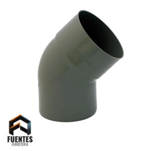 Codo PVC Sanitario 110 mm x 45Â°