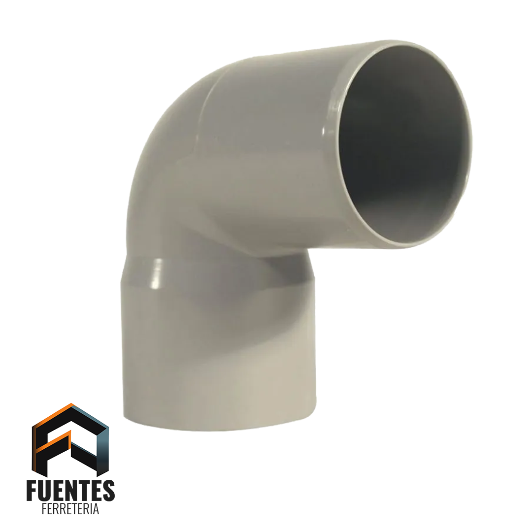 Codo PVC Sanitario 50 mm x 87,5°