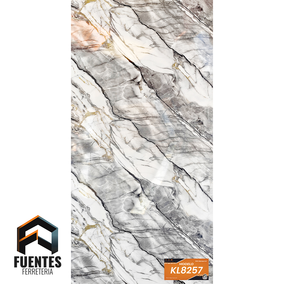 Placa de PVC Palisandro Quartz KL8257 / 1220 x 2440 mm. - Imagen 4