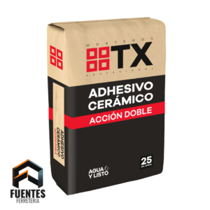 Adhesivo Porcelanato TX Acción Doble (DA)
