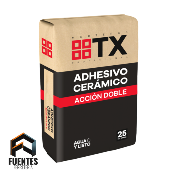 Adhesivo Porcelanato TX Acción Doble (DA)