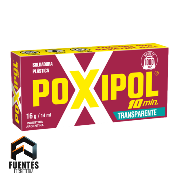 POXIPOL 10 min Transparente - 14 ml