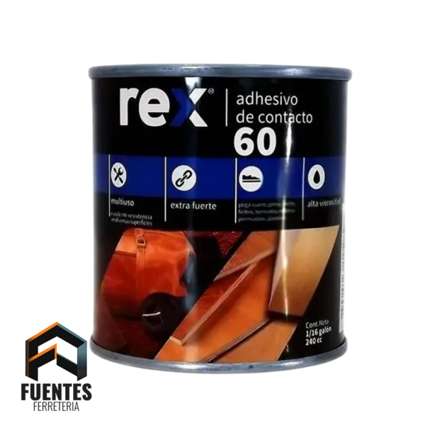 Rex Contacto Tarro - 240 cc