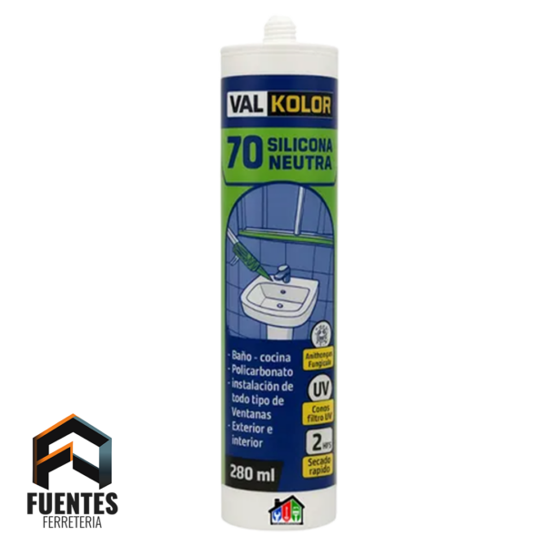 Silicona VALKOLOR Blanca 280 ml