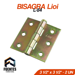Bisagra Lioi L-84 3 1/2" x 3 1/2" - 2 un