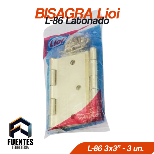 Bisagra L-86 Latonado 3 un LIOI