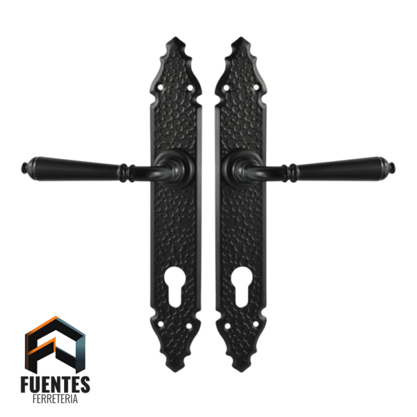 Cerradura de Embutir Negra BASH Mod. 8550