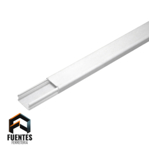 Canaleta Eléctrica Blanca - 20Â mmÍ—10Â mmÍ—2,00Â mts.