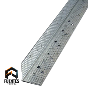 Tabiques Esquinero Perforado Metal 30 x 30 x 0,40 mm 2,40 m
