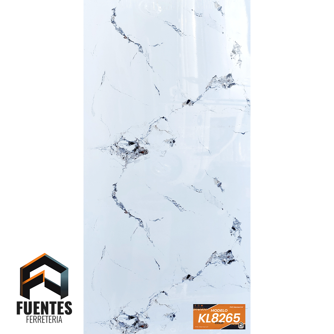 Placa de PVC Azure Fractal KL8265 / 1220 x 2440 mm. - Imagen 4