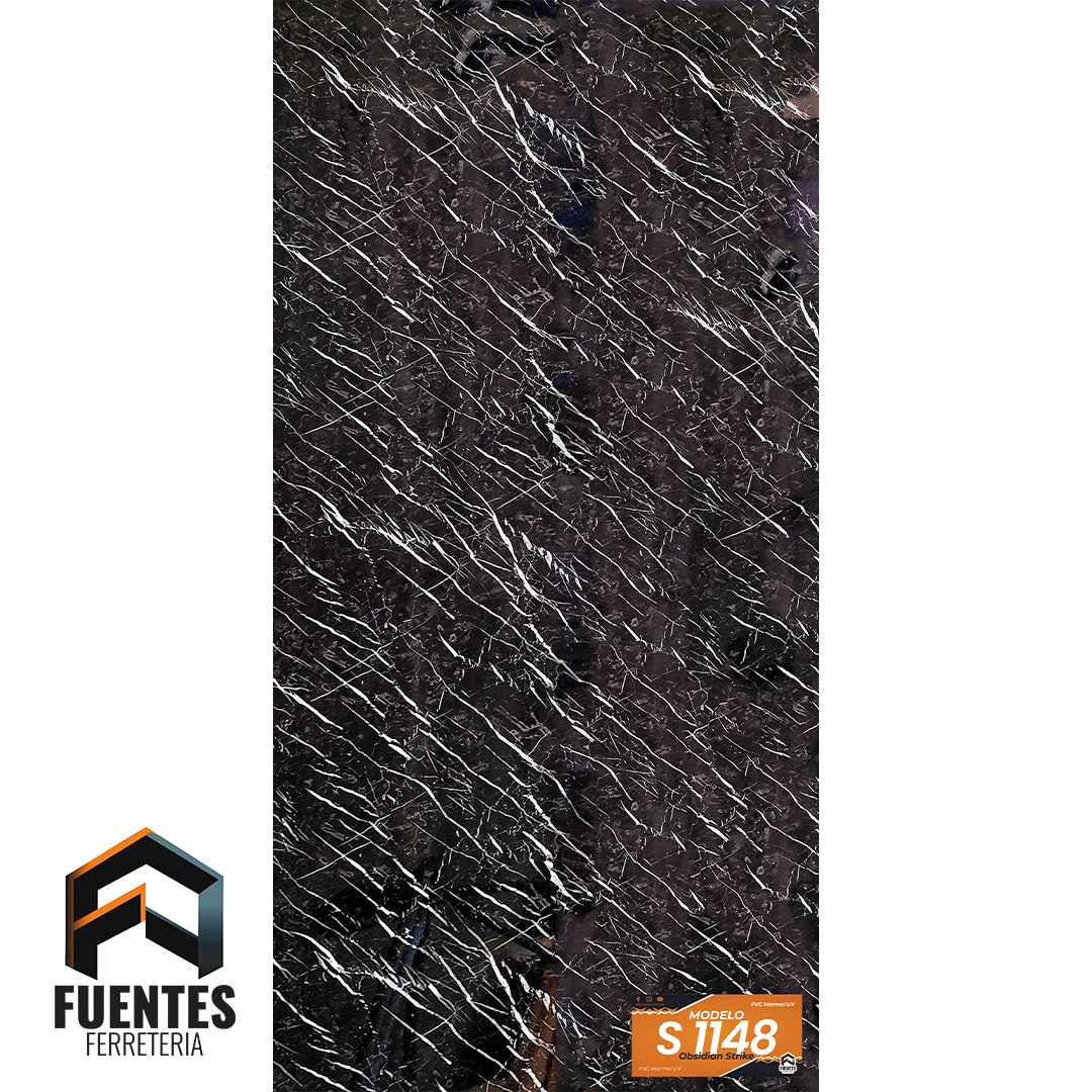 Placa de PVC Obsidian Strike S1148 / 1220 x 2440 mm. - Imagen 4