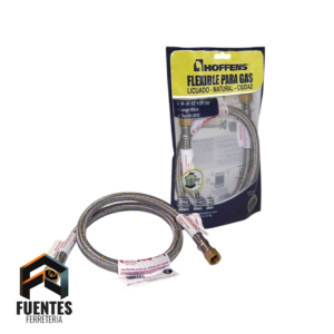 Flexible Gas HI-HI 3/8" Hilo Izquierdo 100 cm Hoffens