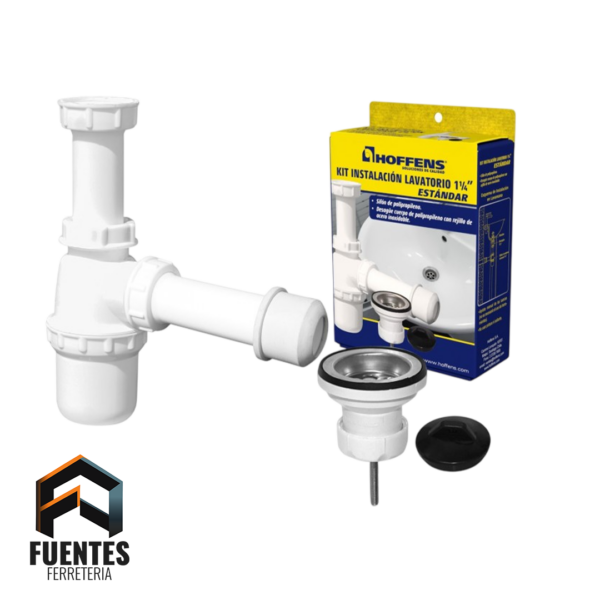 Kit Instalación Lavatorios Estándar 1 1/4" HOFFENS