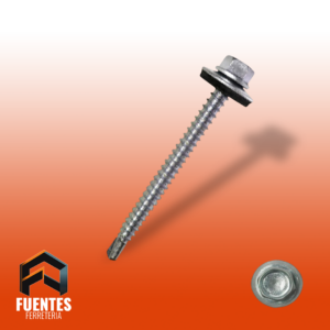 Tornillo Policarbonato Hex pta/ Broca 1 1/2" caja 100 un