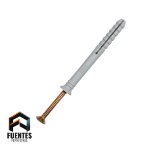 Tarugo Plus Clavo-Tornillo - 8 x 80 x 1 unidad