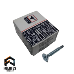 Tornillo Autoperforante MTL. - 20 x 1" Caja 100 un.