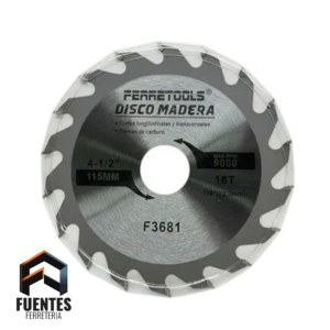 Disco de Sierra Madera 4 1/2"