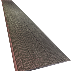 Metal Siding Negro Corteza Tres Tablas COD-201008 / 3,80 x 0,38 mts.