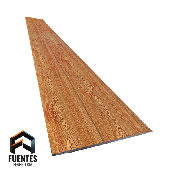 Metal Siding Cedro Dos Tablas 255014 / 3800 x 380 x 16 mm 