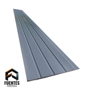 Metal Siding Grafito Cuatro Tablas 255020 / 3800 x 380 x 16 mm