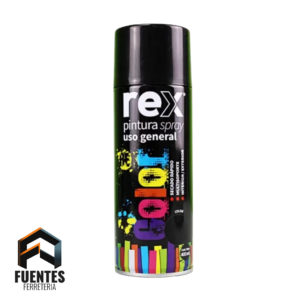 Spray Rex Negro Brillante 400 ml